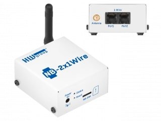 NB-2x1Wire: 4 sensor values to the portal (NarrowBand IoT)