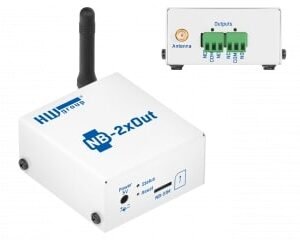 NB-2xOut: 2x DO (Relay output) controlled from the portal (NarrowBand IoT)