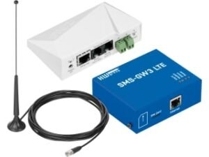 STE2 PLUS SMS-GW: Bundle of LAN & WEB thermometer with LTE GW for SMS and Call alerts