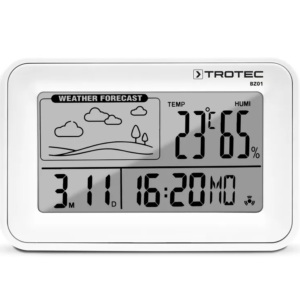 Digital alarm clock with weather station BZ01