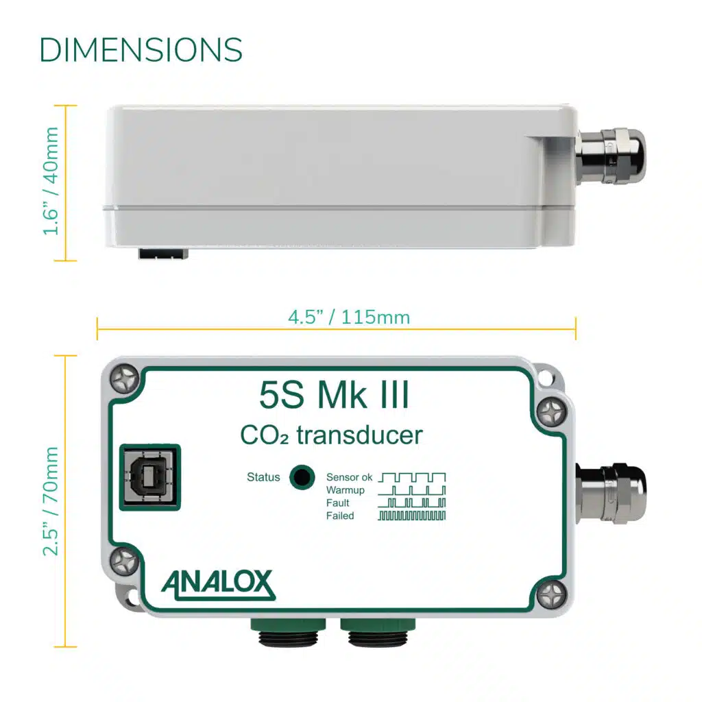 5S MKIII SOPHISTICATED OEM CO2 GAS SENSOR - Image 2