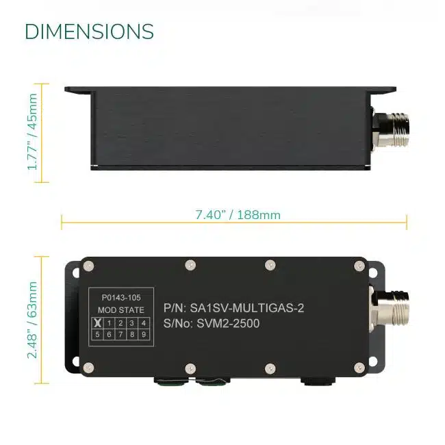 SV-Multigas-2 OXYGEN & CARBON DIOXIDE MONITOR - Image 2