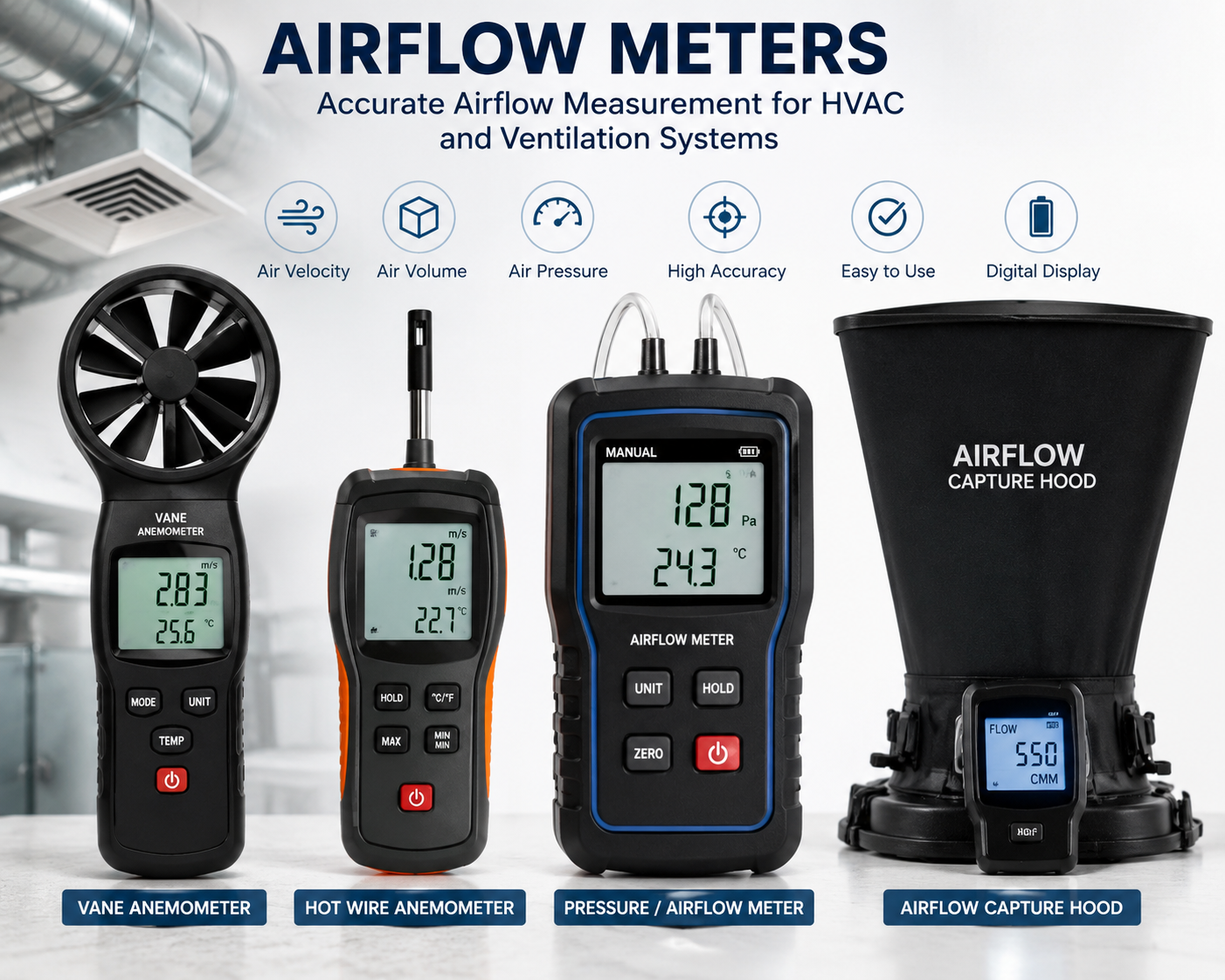 Airflow meters