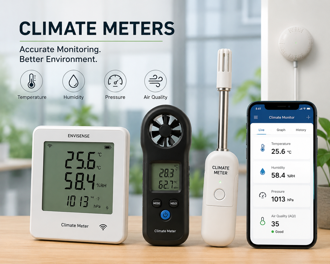 Climate meters