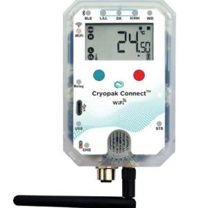 Cryopak Real Time Monitoring Connect™ Wi-Fi | -30 ~ 65 °C (int.sensor) -55 ~ 25 °C (ext.sensor)