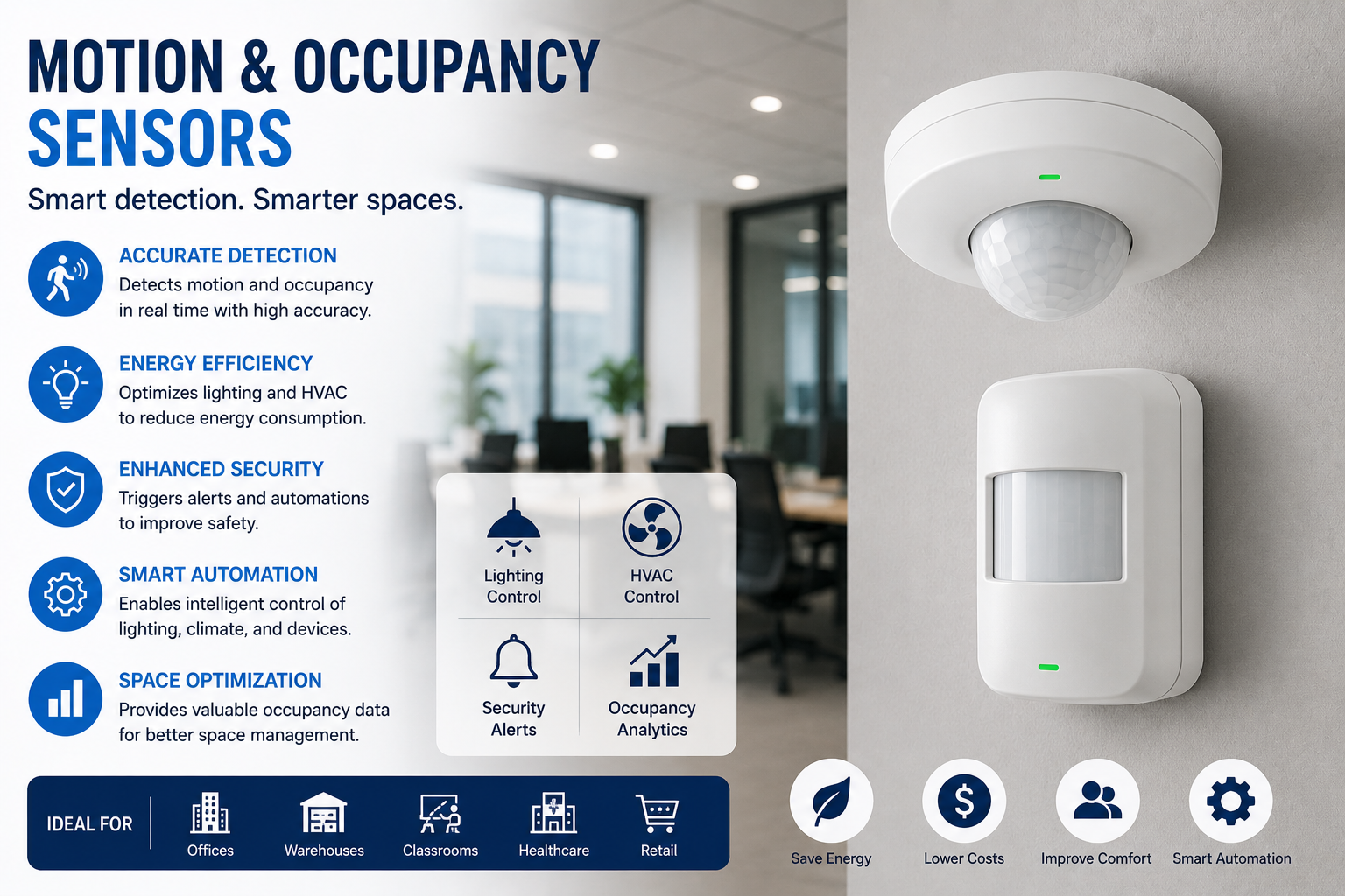 Motion and Occupancy Sensors
