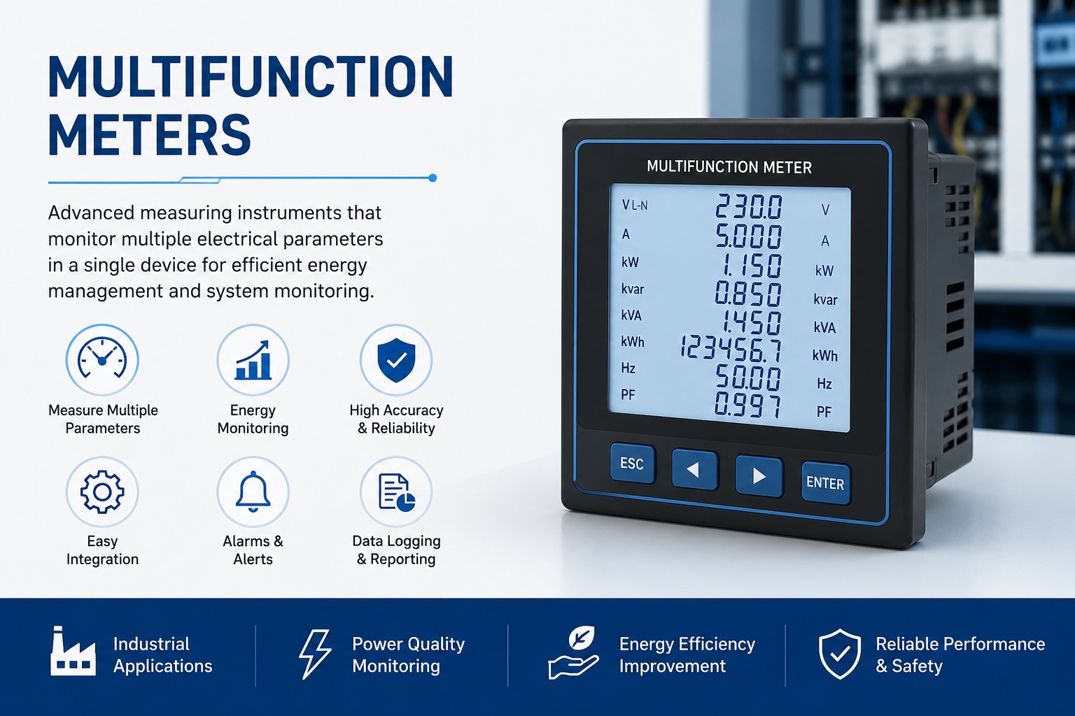 Multifunction meters