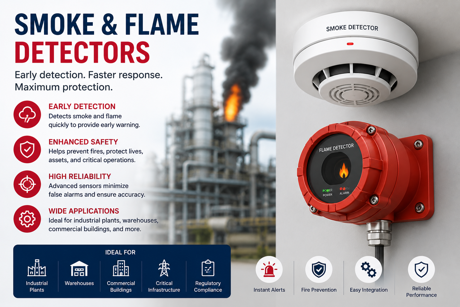 Smoke and Flame Detectors