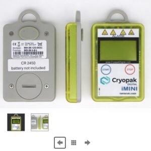Cryopak multi-use data logger iMini | -40°C to 80°C (-40°F to 176°F)